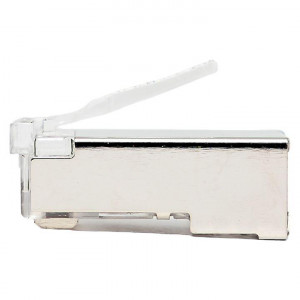 Коннектор RJ-45 TERACOM экранированный 8P8C Cat.5E универсальный (упак.20шт) TRC-PLUG-5EFTP-20