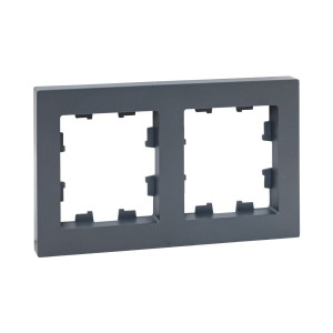 2 - местная рамка, графит, пластик Эпика EKF UP1-FPG-02
