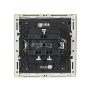 FORTE&PIANO Выключатель 2-клавишный с индикацией 10А FP406 ваниль IEK FP-V20-1-10-1-K10