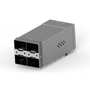 2-2343522-0, Соединители для ввода/вывода SFP56 STACKED 2X2 RECEPTACLE ASSEMBLY