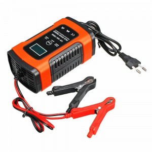 FBC1205D, 3-cтупенчатое автоматическое интеллектуальное зарядное устройство с LCD-дисплеем, для зарядки батарей типов AGM, GEL, SLA и батарей жидкостных элементов. Режим десульфатации аккумулятора.