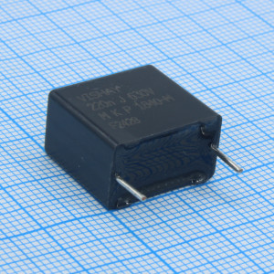 MKP1840422634M, Конденсатор металлоплёночный полипропиленовый 0.22мкФ 630В ±5% (17.5х10х16.5мм) радиальный в пластиковом прямоугольном корпусе 15мм 100°С россыпь