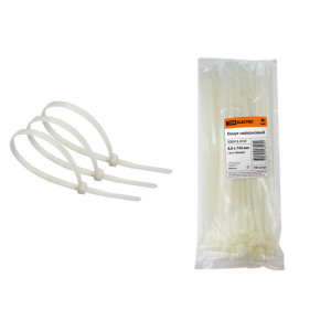 Хомут 8,8х750мм нейлон (белый) (100шт) SQ0515-0143