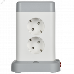 DOMINIC Удлинитель У08K 8 мест 2P+PE 1,5м 3х1,0мм2 16А/250В USB A+C 20Вт серый IEK DN-YP30-16-08-01-ZKU-K41