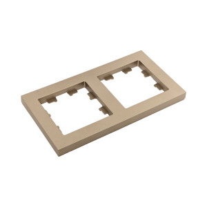 2 - местная рамка, шампань, пластик Эпика EKF UP1-FPC-02