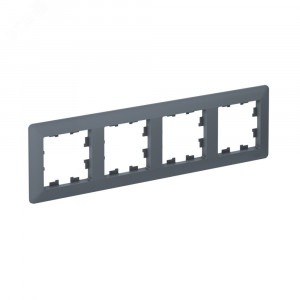 ATLASDESIGN AIR 4-постовая РАМКА, ГРИФЕЛЬ/дымчатый черный ATN220704