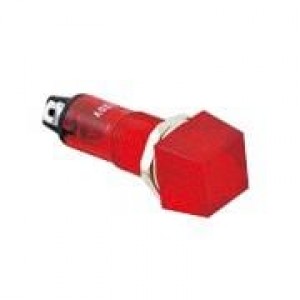 R9-40N4-05-R, Световые панельные индикаторы Red Square 110VAC