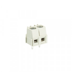 Клемма 8292/2 OB, Клемма, горизонтальный подвод кабеля, на плату, шаг: 5.08 мм, 2 полюса, фиксация провода винтовая, исполнение: без маркировки, 300V, 10A, цвет: серый