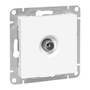 Механизм розетки TV, оконечная, белый Эпика EKF UP1-SOW-TV-3