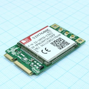 SIM7600E-H1CD-PCIE, Полный многополосный модуль LTE-FDD / LTE-TDD / HSPA + / UMTS / EDGE / GPRS / GSM с поддержкой LTE CAT4 до 150 Мбит