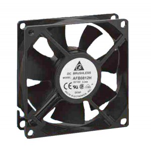 AFB0824VH, Вентиляторы постоянного тока DC Axial Fan, 80x25.4mm, 24VDC