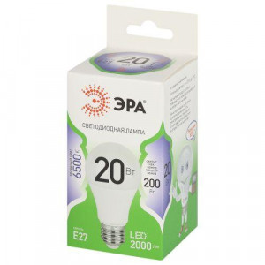 Лампа светодиодная LED 20 Вт 2000Лм 6500К груша холодный E27 220-240В LED A60-20W-865-E27 Green Line Б0067102