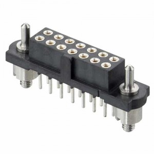 M80-4T15042F3, Проводные клеммы и зажимы 25+25P Fem DIL Vrt TB Conn Guide Pin