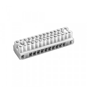 Клеммная колодка KL 16/6PA, Клеммные колодки, Тип KL 16 PA, 6 полюсов, неделимые, без защиты провода, номинальное сечение провода: 2,5 мм кв., номинальные характеристики: 500 V; 25 A; серия Appliance