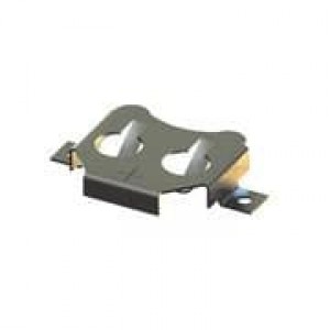 3080, Держатели для плоских круглых батарей 3000 matte Tin Coin Cell Retainer