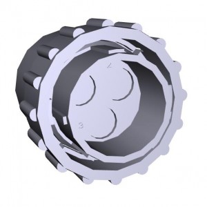 213905-1, Стандартный цилиндрический соединитель PLUG REVERSE 17-3