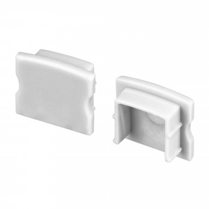 Заглушка LINE-1715 глухая 044264, Пара заглушек для профиля LINE-1715. Цвет - серебристый. В комплекте 2 заглушки без отверстия.