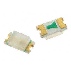 SML-D12P8WT86C, Стандартные светодиоды - Накладного монтажа Grn 560nm 6.3mcd 2.2V;20mA;0603