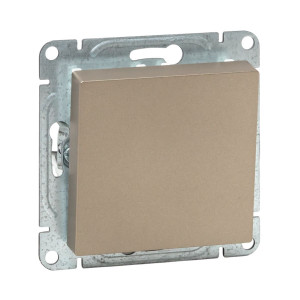 Механизм выключателя, одноклавишный, перекр-стный, шампань Эпика EKF UP1-SWC-12