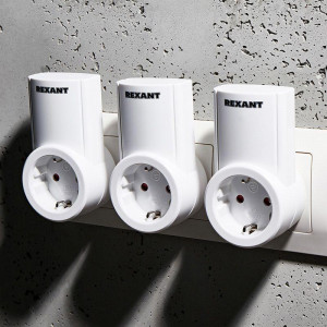 Радиоуправляемая розетка c пультом RX-003 (один пульт, три розетки) 10-6030