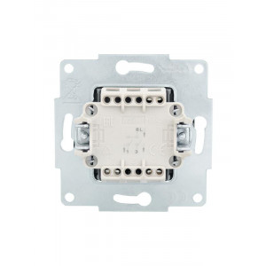 Выключатель 2-кл. СП Vesna механизм черн. бархат 742-4288-101