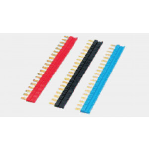 Перемычки для реле DBA20-6-13, Гребенка перемычек для реле DRPS, 20 полюсов, 6A, 250V, пластик, цвет: черный