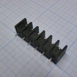 DG35C-B-06P-13-00A(H), Барьерный клеммный блок 6 контактов. Серия DG35C-B