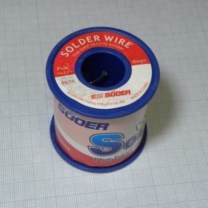 Припой Sn65Pb35   0.6мм  400гр, флюс 1.8 - 2.5%