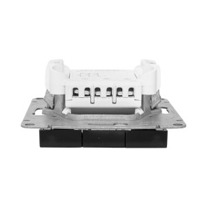 Механизм выключателя, тр-хклавишный, ч-рный Эпика EKF UP1-SWB-31