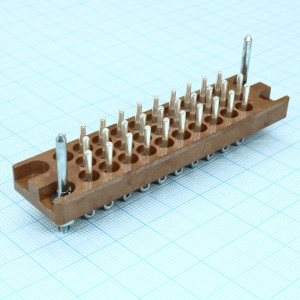 РП10-30 Л-О вилка, Соединитель  низкочастотный, прямоугольный, внутреннего монтажа