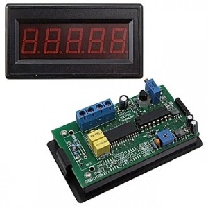 SM5D-DV20, Цифровой LED вольтметр DC 0-19,99В ±0,5%, Uпит 5В, красный