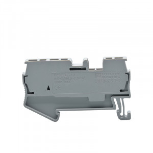 Боковая крышка G-JUT3-2.5/1-2-GY, Крышка боковая, для клемм JUT3-2.5/1-2, цвет: серый