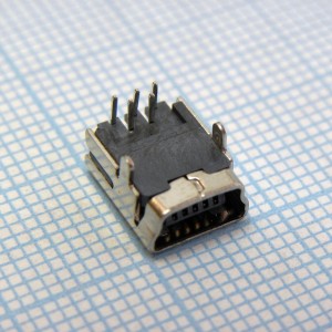 miniUSB 05-BFR, разъем miniUSB