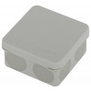 Распаячная коробка KOR-80-80-40-9g-2MP двухкомпонентная безгалогенная атмосферостойкая 80х80х40мм прямой монтаж1шт Б0060290