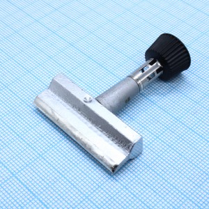 0102ZDLF370, Жало паяльное для паяльников ERSA I-Tool, I-Tool Nano, I-Tool Pico, клин-лопатка 37 мм, для нагрева отрезка медной оплетки WICKNC при чистке контактных площадок печатных плат от остатков припоя