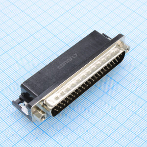 DS1038-62MBNSIA74-0CC, Разъем D-Sub штыревой угловой 62 контактов на плату