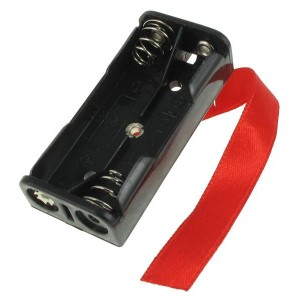 12BH423P-R-GR, Контакты, защелки, держатели и пружины для цилиндрических батарей 2 "AAA" PC LDS W/RIB