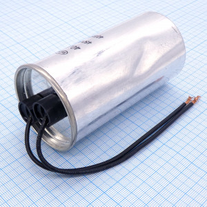 CBB65  40UF  450V WIRE уценка, Конденсатор пусковой / рабочий, металлизированный, полипропиленовый в герметизированном цилиндрическом корпусе с гибкими выводами