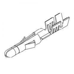 02-09-2117, Штыревые и гнездовые соединители 093 Male Term Chain Brs Tin 18-22