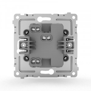 Переключатель проходной 1-кл. СП Pixel 10А IP20 механизм алюм. TKE-PX-P1-C03