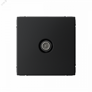 ARTGALLERY TV ТВ розетка проходная 4DB, механизм, карбон GAL001092