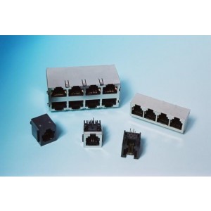 A20-108-260-010, Модульные соединители / соединители Ethernet 1 PORT RT ANGLE BLANK FACE GLD FLASH