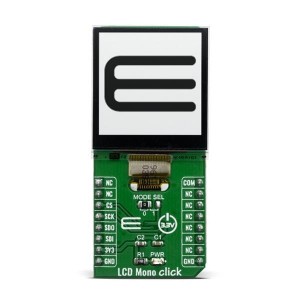MIKROE-3789, Средства разработки визуального вывода LCD Mono click