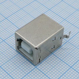 DS1099-01-BN0, Разъем USB тип B, розетка для верт монтажа