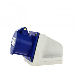 Розетка стационарная наружная 133 2Р+РЕ 63А 220В IP67 EKF