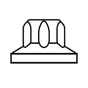 B44020B0005B008, Крепежные элементы для конденсаторов ALUMINUM ELECTROLYTIC   ACCESSORIES CAP NUT