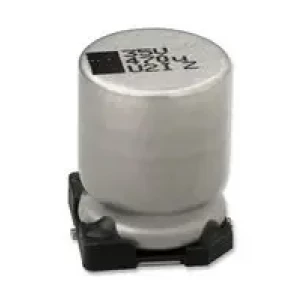 EEEFK0J152AP, Конденсатор алюминиевый электролитический 1500мкФ 6.3В ±20% (10 X 10.2мм) для поверхностного монтажа 850мА 2000час 105°С автомобильного применения лента на катушке