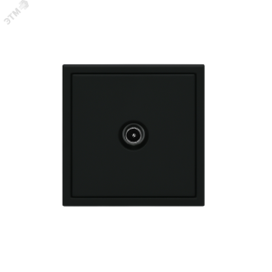 ARTGALLERY TV ТВ розетка оконечная 1DB, механизм, карбон GAL001091