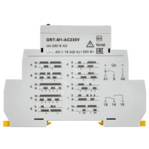 Реле времени ORT многофункциональное 1 конт. 230 В AС ORT-M1-AC230V