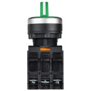 Переключатель с подсветкой 3 полож. 2NO зеленый MASTER IEK MI-SW60-20XD-4-14-3-K06